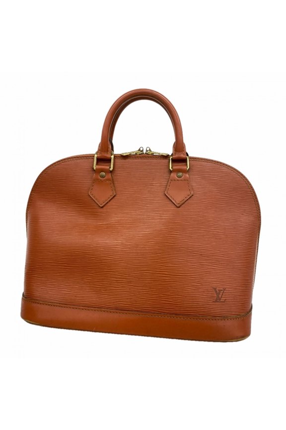 Pre-Owned Louis Vuitton Alma Epi Handbag M52143 Kenya Brown (Women's)