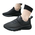 thumbnail image 3 of Otqutp Boys Girls Athletic Running Shoes Non-Slip Lace Up Adjustable Strap Sneakers Lightweight Breathable Tennis Shoes, 3 of 8