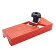 thumbnail image 1 of Chaflán de tablero absorbente de sonido de fibra de poliéster manual rojo, cepillo de plástico de ingeniería, herramienta de cepillado de 45 grados para recorte de tableros de yeso, 1 of 8