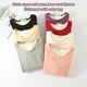 thumbnail image 2 of Qarigey Ropa interior Camiseta Mujer Cálido Grueso Algodón A prueba de viento Ropa interior sin rastro Ropa cómoda Manga larga Invierno Prendas para la parte del cuerpo Blanco, Blanco M M Qarigey AP013131-09, 2 of 6