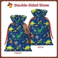 thumbnail image 2 of Pofeuu Dinosaur In Space Print Burlap Bags with Drawstrings Drawstring Gift Bags Pouch Bag for Thankgiving Birthday Party Gift Wrapping Treats and Party Favors-Medium, 2 of 9