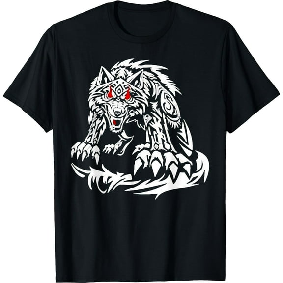 Black Jacob Fatu Wolf T-Shirt