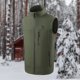 thumbnail image 5 of Chaleco Chaleco calefactable para hombre, 3 modos de temperatura, cierre de cremallera, cuello alto para acampar Kuymtek Verde T XXL para Hombre, 5 of 5