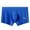 Blue, variant on Odeerbi 2025 Ice Silk Briefs Seamless Underwear Men's Solid Color Ice Silk Seamless One Piece Boxer Briefs Blue