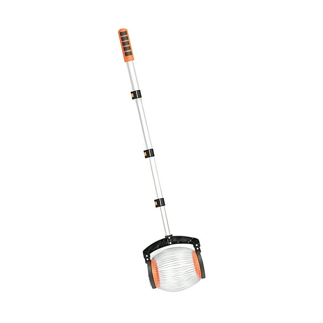 Kenally Recolector de mango antideslizante para jardín, fácil vertido y montaje para pelotas de golf y bloques, recolector de nueces Jardín y Patio