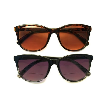 2.50 Readers - Women's Metal 2-Pack Sunglass Readers (+2.50)