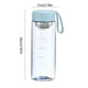 thumbnail image 3 of Botella deportiva de 600 ml, portátil, a prueba de fugas, ideal para fitness al aire libre en gimnasios femeninos., 3 of 6