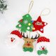 thumbnail image 5 of Lindo Papá Noel de Navidad, adorno colgante de alce para árbol de Navidad, colgante de Papá Noel de peluche, decoraciones para árbol de Navidad para fiestas en casa, 5 of 5