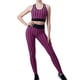 thumbnail image 1 of Gibobby Conjunto de entrenamiento para mujer Pantalones deportivos para mujer Leggings de fitness Traje deportivo elástico(Rosa caliente,G), 1 of 4