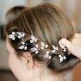 thumbnail image 3 of BESTYASH Vincha Para De Aleación Plateada Con Hojas Y Ideal Para Eventos Especiales, 3 of 7