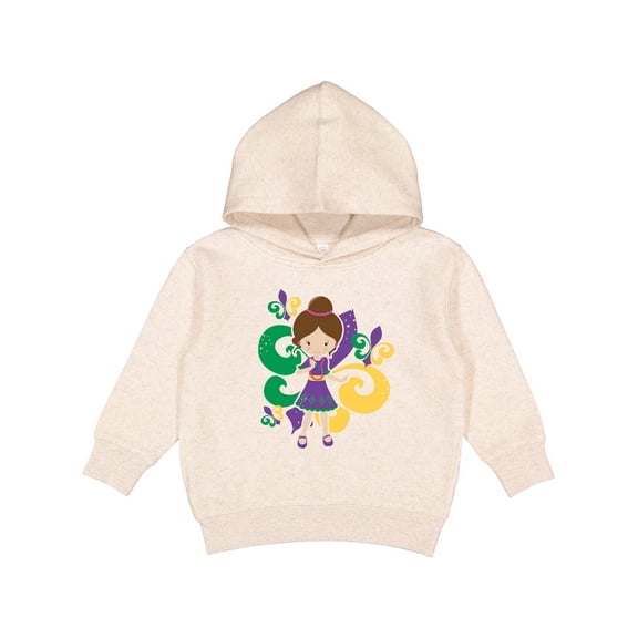 Inktastic Mardi Gras Girl Toddler Hoodie