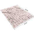 thumbnail image 4 of Pink Cartoon Unicorn Pattern Blanket,Comfortable Soft Flannel Throw Blanket,All Season,Warm Lightweight Blankets for Sofa Bed Couch Living Room Chair,60"x80", 4 of 4