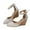 Beige Ankle Strap Wedge Sandals, variant on hopeusnice Women's Ankle Strap Wedge Heel Sandals Summer Shoes Buckle Closed Toe Platform Wedge Heels Dressy Comfortable Suede Wedges High Heel Shoes Beige 38