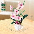 thumbnail image 4 of Kit de Bloques de Construcción Flores de Orquídea QFJ 567 Piezas, 4 of 7