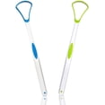 thumbnail image 2 of 2 piezas limpiador de lengua BuyWeek raspadores bucales herramientas de cuidado bucal para adultos, 2 of 9