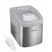 Frigidaire 26 lb Bullet Ice Maker Stainless Steel - compact, high-capacity icemaker producing bullet-shaped ice ideal for kitchens, parties, and entertaining