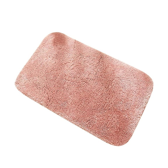 Cosmug Thickened Bathroom Floor Mat Machine Washable Absorbent Non-Slip Bath Rug Soft Plush Carpet Bedroom Living Room Nursery Area Rug Polyester Fabric Tpr Bottom Home Decor