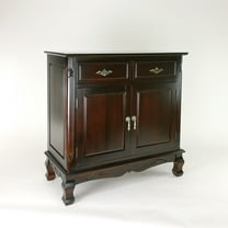 Wayborn Brown Birchwood 32″X16″X32 2 DRAWER CABINE