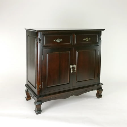 Wayborn Brown Birchwood 32″X16″X32 2 DRAWER CABINE