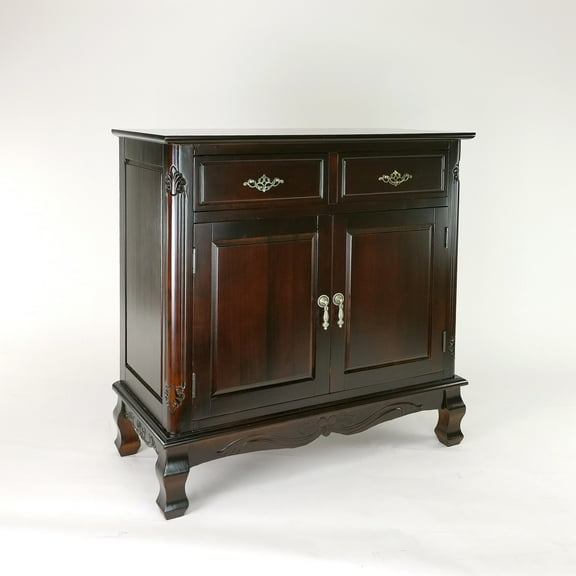 Wayborn Brown Birchwood 32″X16″X32 2 DRAWER CABINE