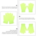 thumbnail image 3 of 4 Pairs of Hiking Fluorescent Gloves Versatile Riding Gloves Knitted Gloves, 3 of 7