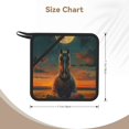 thumbnail image 3 of Pofeuu Sunset Prairie Meditating Horse Print Silicone Trivet Mats,Silicone Hot Pads for Kitchen, Silicone Trivets for Hot Pots and Pans, Silicone Hot Pad, 3 of 8