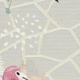 thumbnail image 4 of SAFAVIEH Barbados Flamingos Outdoor Area Rug, 8' x 10'5", Grey/Pink, 4 of 8