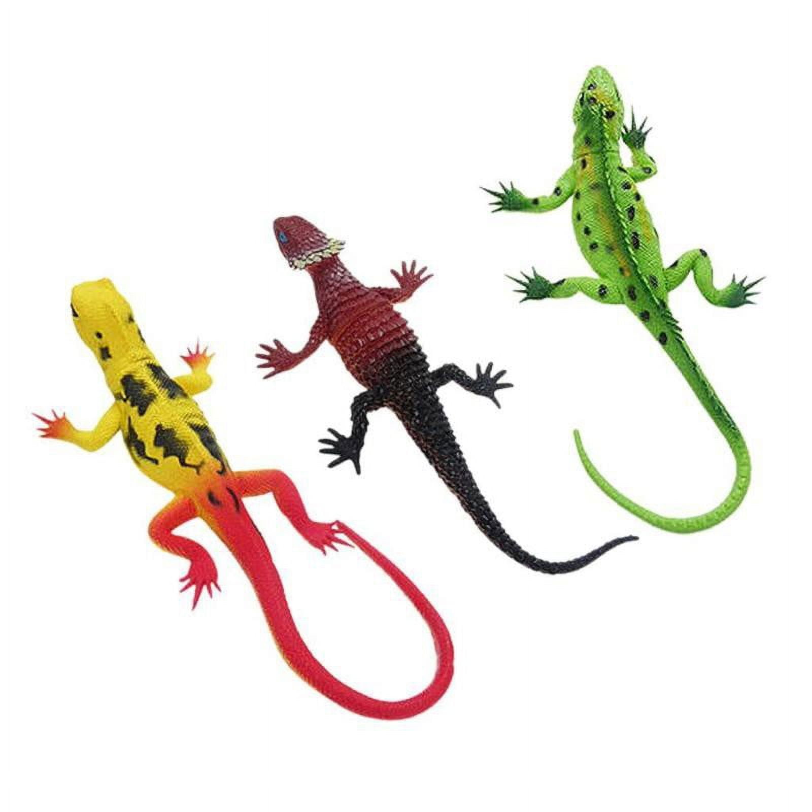 Rubber Lizard 5 Pcs Colorful Fake Lizard Reptile Toys Vivid Soft Rubber Lizard Figure Zoo Reptile Toy Collection Prop Kids Toy Gift Walmart