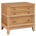 thumbnail image 6 of EUROCO  3-Drawer Side Table Nightstand for Bedroom, Living Room,  Hallway, Entryway,Silver Handle Finish, 6 of 6