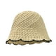 thumbnail image 5 of Sombrero de cubo tejido a mano Yuyangstore Beige Protección solar Verano, 5 of 8