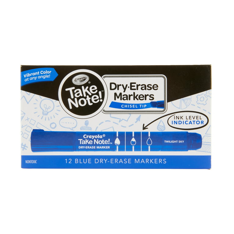 Buy Crayola® Take Note™ Dry Erase Markers, Black (Pack of 12) at S&S  Worldwide