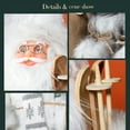 thumbnail image 4 of LEFTHIGH Home Santa Claus Figurines 18inch Christmas Standing Santa Claus Doll Xmas Santa Claus Statue for Christmas Window Display Scene Home Desktop Decoration Xmas Home Decor, 4 of 7