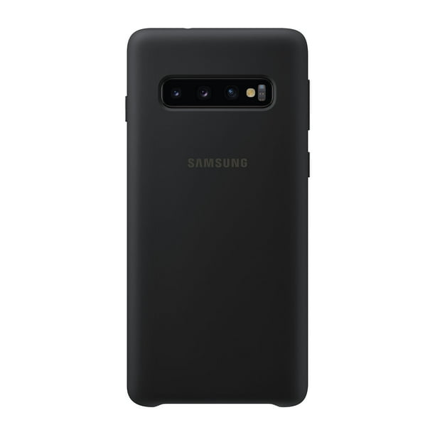 Samsung Housse en Silicone Officielle pour Smartphone Samsung Galaxy S10 - Noir Mat