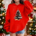 thumbnail image 2 of Capuches Rouges Garçon Fille pour Enfants Garçon Fille Hiver Automne Manches Longues Joyeux Festival Noël Détente Chandail à Capuche Basique Capuches Ensemble Chandail en Molleton Enfant 2025 Vêtements Mode 7 Ans, 2 of 4