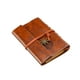 thumbnail image 5 of Cuaderno de notas retro vintage con diseño de ancla pirata, de PU, con hojas sueltas y encuadernado con cuerda, en blanco, para diario de viaje (marrón), 5 of 6