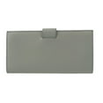 thumbnail image 3 of Pre-Owned PRADA City Calfskin Tab Wallet 1MV025 Light Gray Leather Women's Bifold Long, 3 of 10