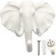 thumbnail image 1 of Práctico colgador con forma de cabeza de elefante para ropa, abrigos, bolsos y sombreros, color negro, 1 of 5