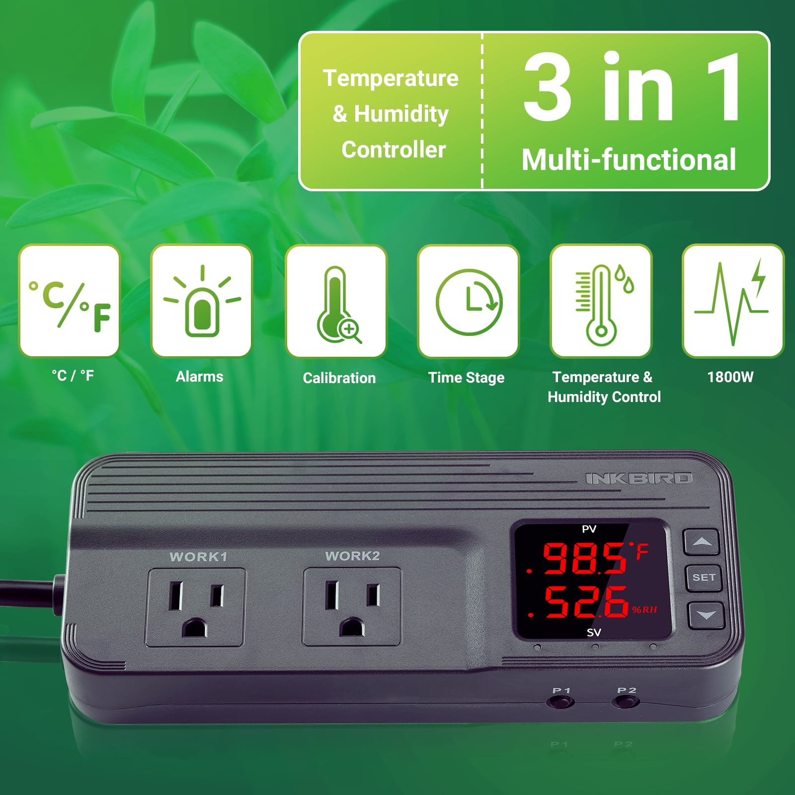Inkbird ITC-608T Thermoplastic Temperature Controller Thermostat