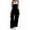 Black, variant on Women'S Corduroy Overalls with Adjustable Straps, Baggy Bib Jumpsuit, Casual with Pockets Black S