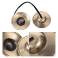 thumbnail image 3 of Cymbal Bell Percussion Instrument Copper Finger Cymbal Bell Tingsha Cymbal Bell, 3 of 8