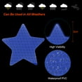 thumbnail image 3 of Uxcell Reflective Stickers Warning Star Reflector for Safety in Dark Conditions Blue, 3 of 7