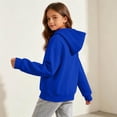 thumbnail image 4 of Abcomgle Girls Graphic Hoodies 7-8 Cute Fleece Hooded Girls Sweatshirt Trendy Long Sleeve Pullover Sweatshirts for Girls Y2k Fall Kids Sweaters Girls, 4 of 8