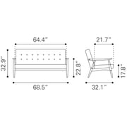 ZUO Rocky Sofa Putty