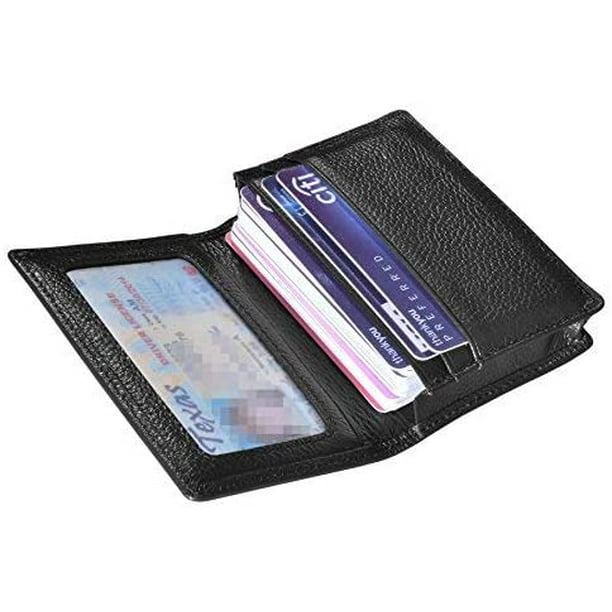 Leather pocket business card holder outlet