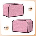 thumbnail image 3 of Haiem Breast Cancer Awareness Print Toaster Covers 2 Slice Wide Slot,Bread Dust Cover & Fingerprint Protection,Bread Machine Cover,Appliance Covers, 3 of 7