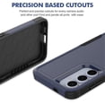 thumbnail image 5 of YEYKX Defender Case for Samsung Galaxy S25 5G 6.2'' Heavy Duty 1 in 1 Design Rugged Full Body Dustproof Shockproof Bumper Non-Slip Protective Cover,Blue,For Galaxy S25(5G), 5 of 5