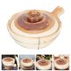 thumbnail image 2 of Pottery Clay Casserole Handheld Casserole Pot Small Food Cooking Casserole Kitchen Casserole, 2 of 3