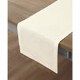 thumbnail image 4 of Tapete de mesa Solino Home Fete Linen, 36 x 14 pulgadas, color marfil, 4 of 7