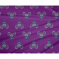 thumbnail image 4 of oneOone Polyester Lycra Fabric Floral Block Print Sewing Fabric BTY 56 Inch Wide, 4 of 4