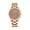 Rose Gold -AT27, variant on Resicozy Quartz Watches for Men and Women Easy Round Dial Business Casual Daily Wrist Watch Strap 2026 Silver
